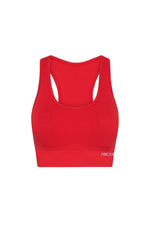 PINKFLEX SEAMLESS CROP TOP - CORAL RED - PINKCOLADA